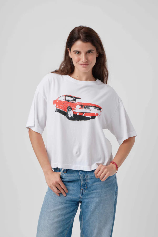 Sunny Somewhere See Ya! Car Boyfriend Tee