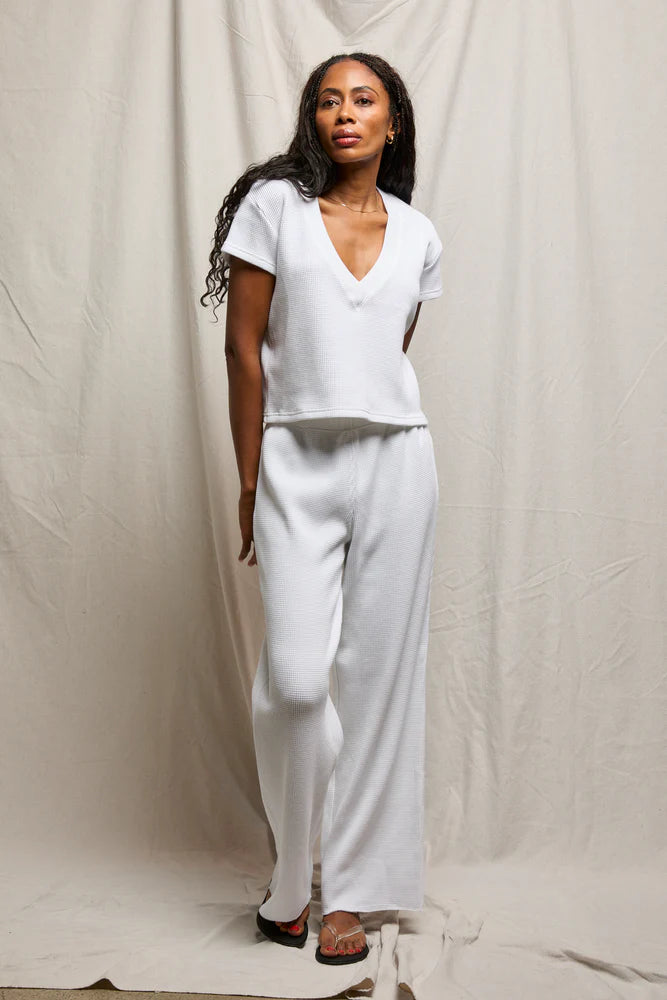 Perfect White Tee Shane Waffle Pant