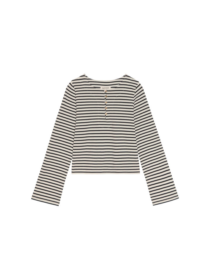 Nation LA Silvia Long Sleeve Top