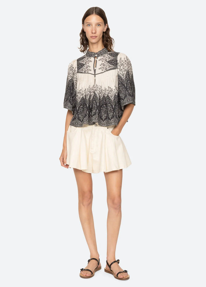 Sea NY Hedra Floral Print Top