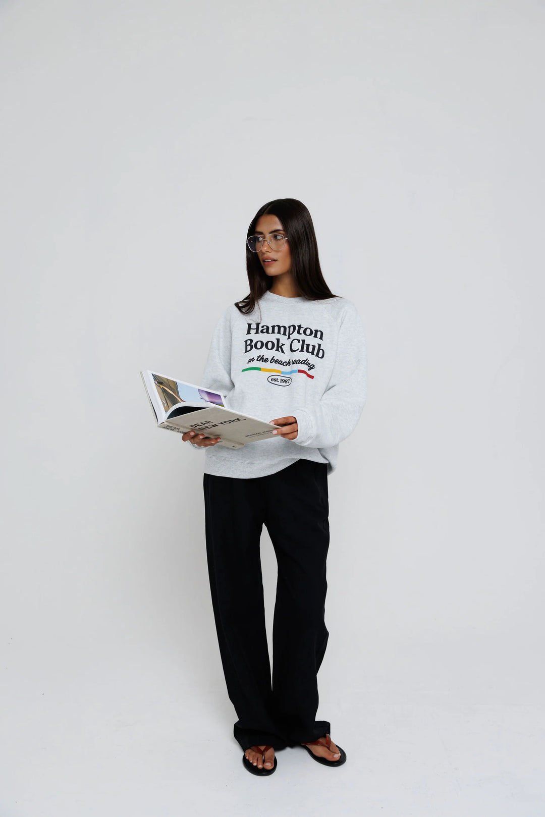 Sunny Somewhere Hampton Book Club Sweatshirt
