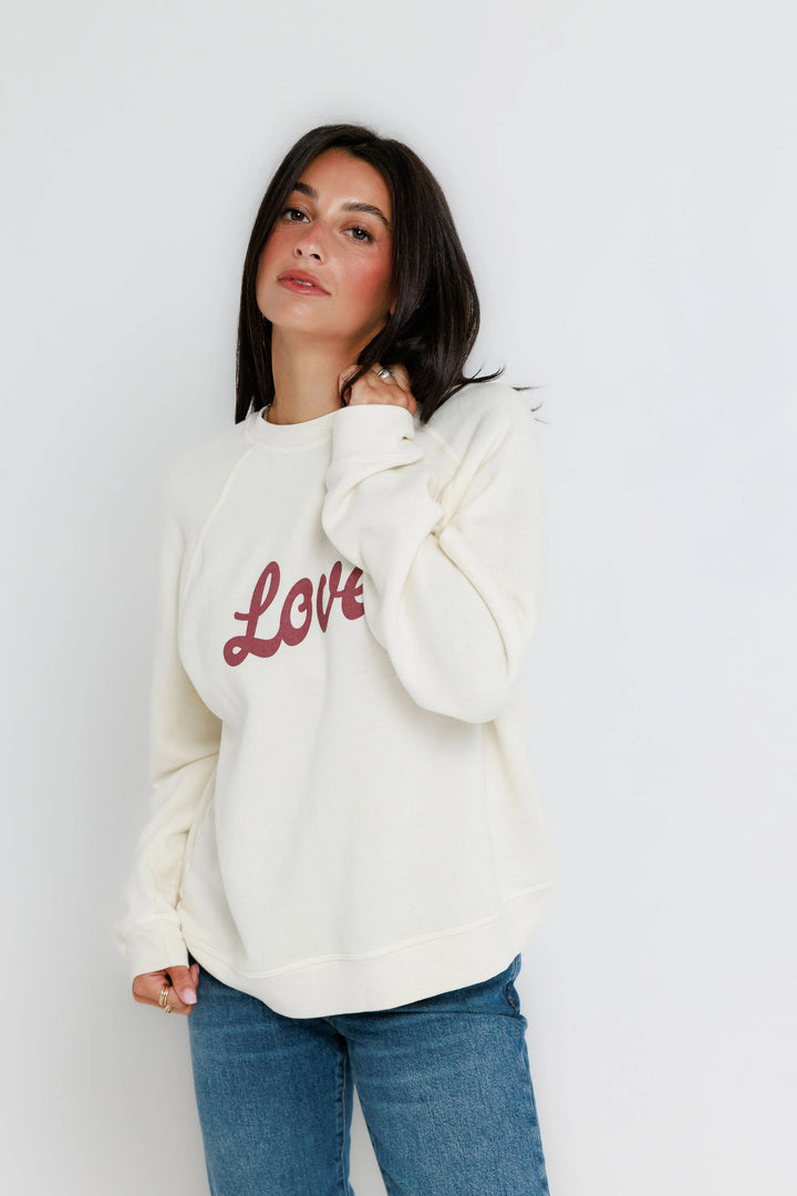 Sunny Somewhere Lover - Raglan Crew