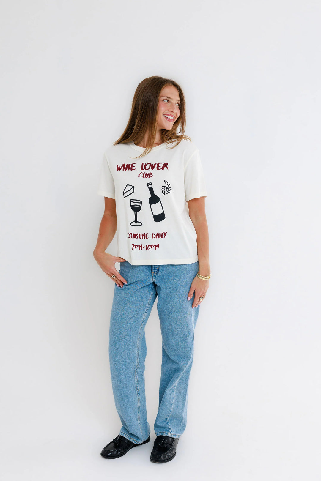 Sunny Somewhere Wine Lover Club - Everyday Tee