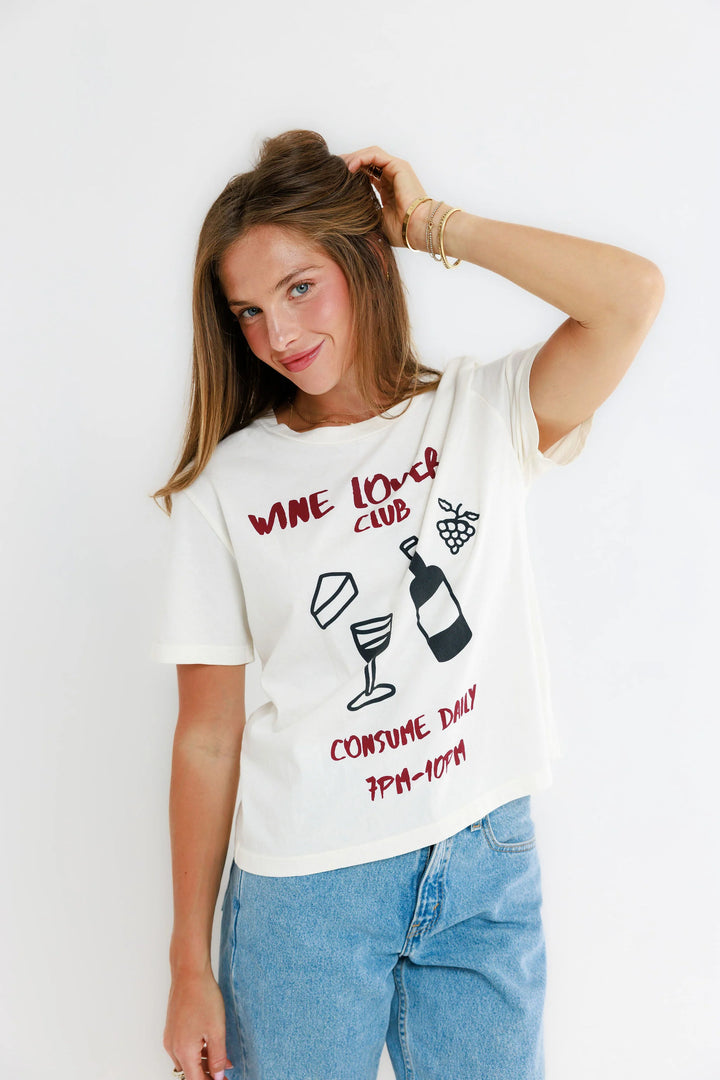 Sunny Somewhere Wine Lover Club - Everyday Tee