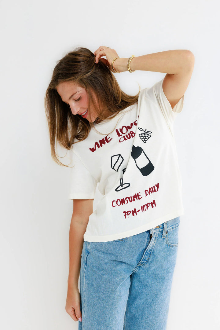 Sunny Somewhere Wine Lover Club - Everyday Tee
