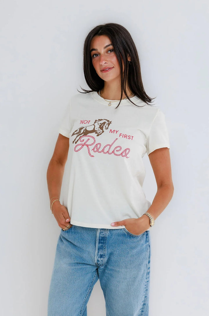 Sunny Somewhere Not My First Rodeo Femme Crew