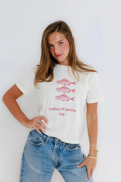 Sunny Somewhere Sardines Everyday Tee