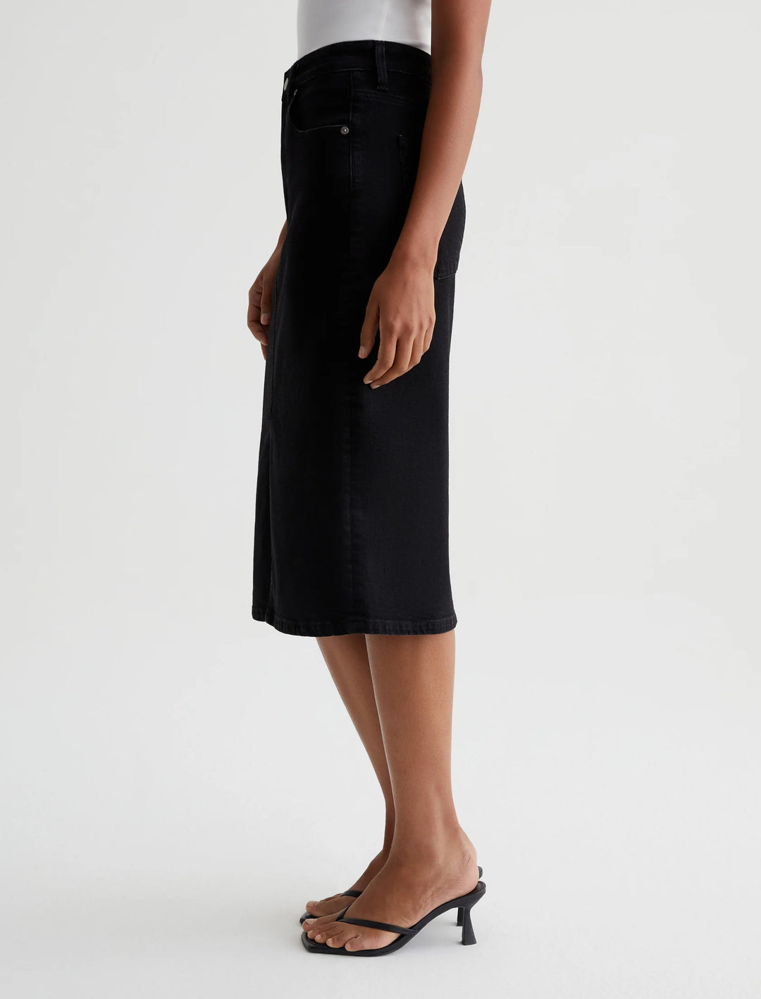 AG Jeans High-Waisted Midi Tefi Skirt