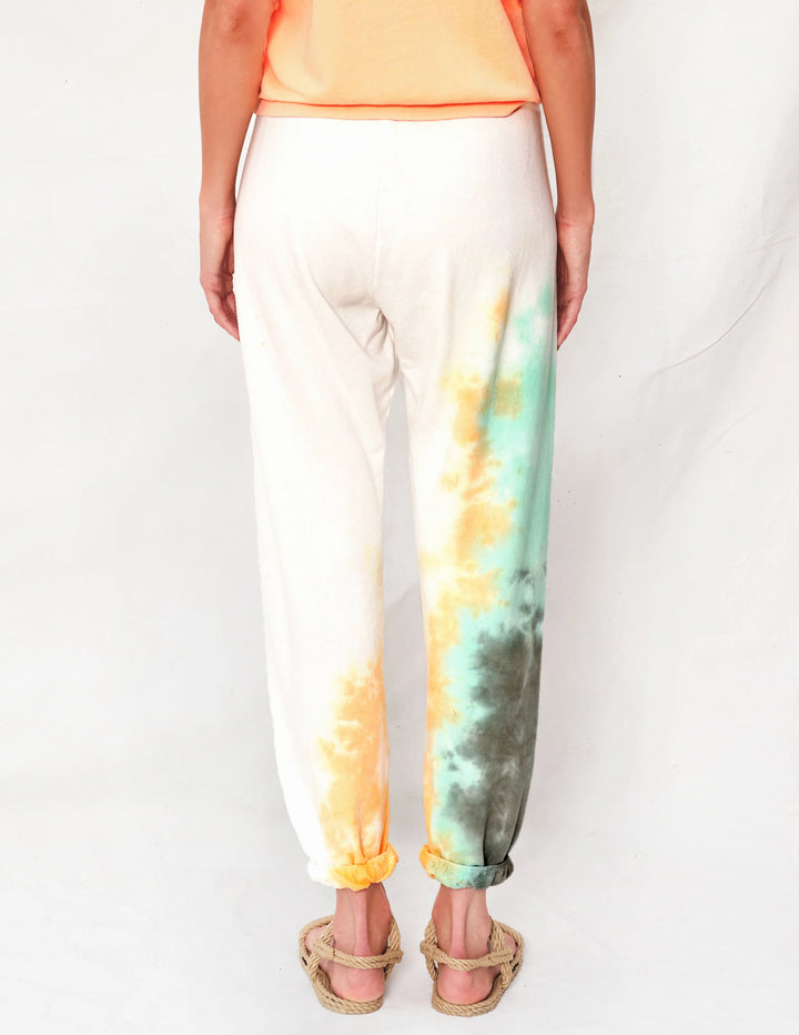 Sundry Jogger with Rainbowcord in Bermuda/Melon Tiedye