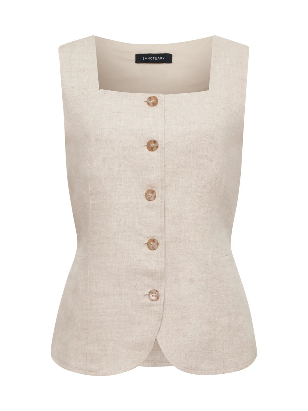 Sanctuary Outsmart Linen Vest