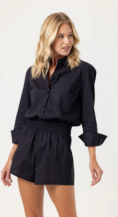 Sundays The Lottie Romper Black