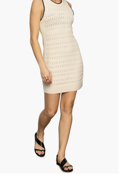 Sanctuary Free Spirit Mini Dress - Light Oak/Black