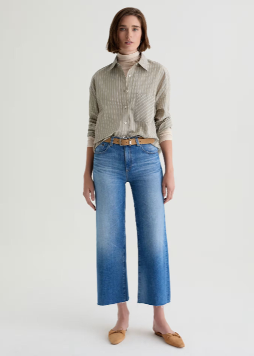 AG Saige Wide Leg Crop 13 Years Allure