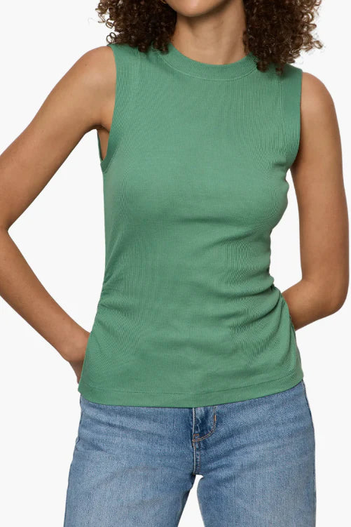Sanctuary ribbed ruched tank