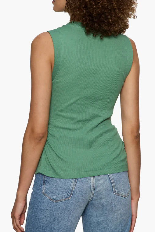 Sanctuary ribbed ruched tank
