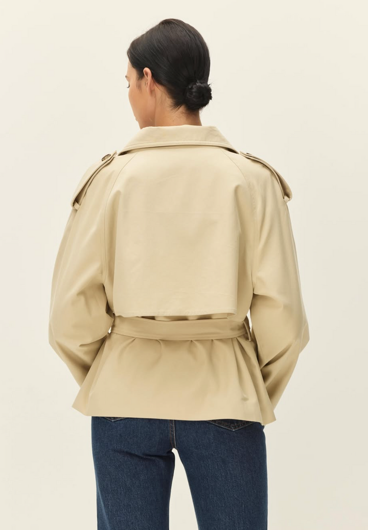 Elodie Saint Cropped Khaki Jacket