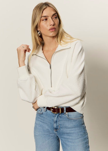 Sanctuary Textured Zip Up Popover