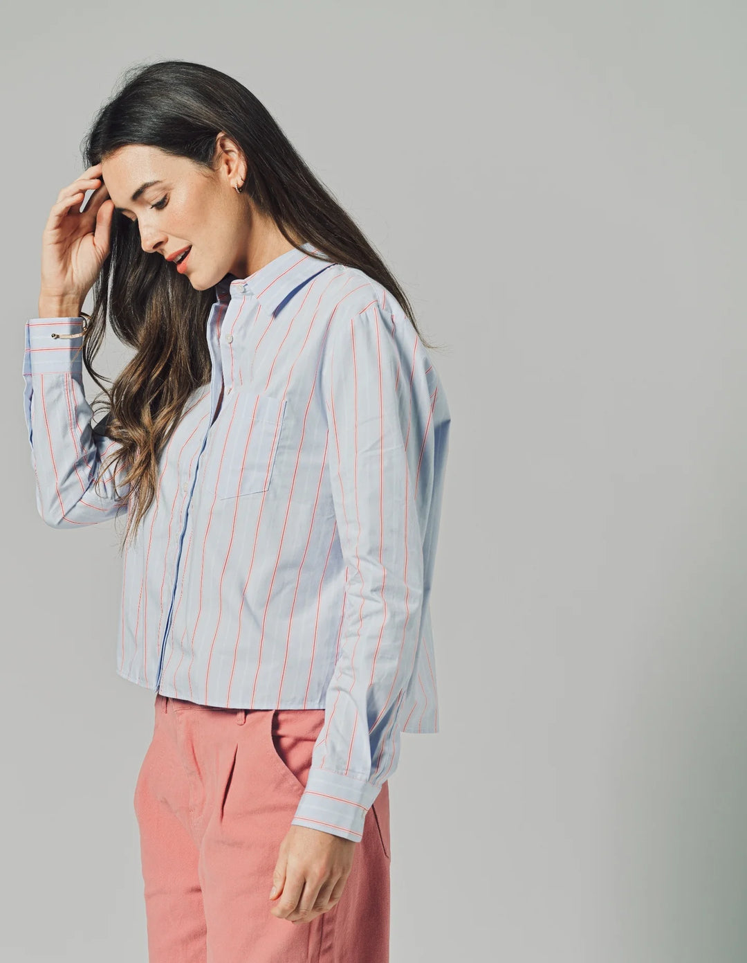 The Shirt The Long Sleeve Boxy Crop