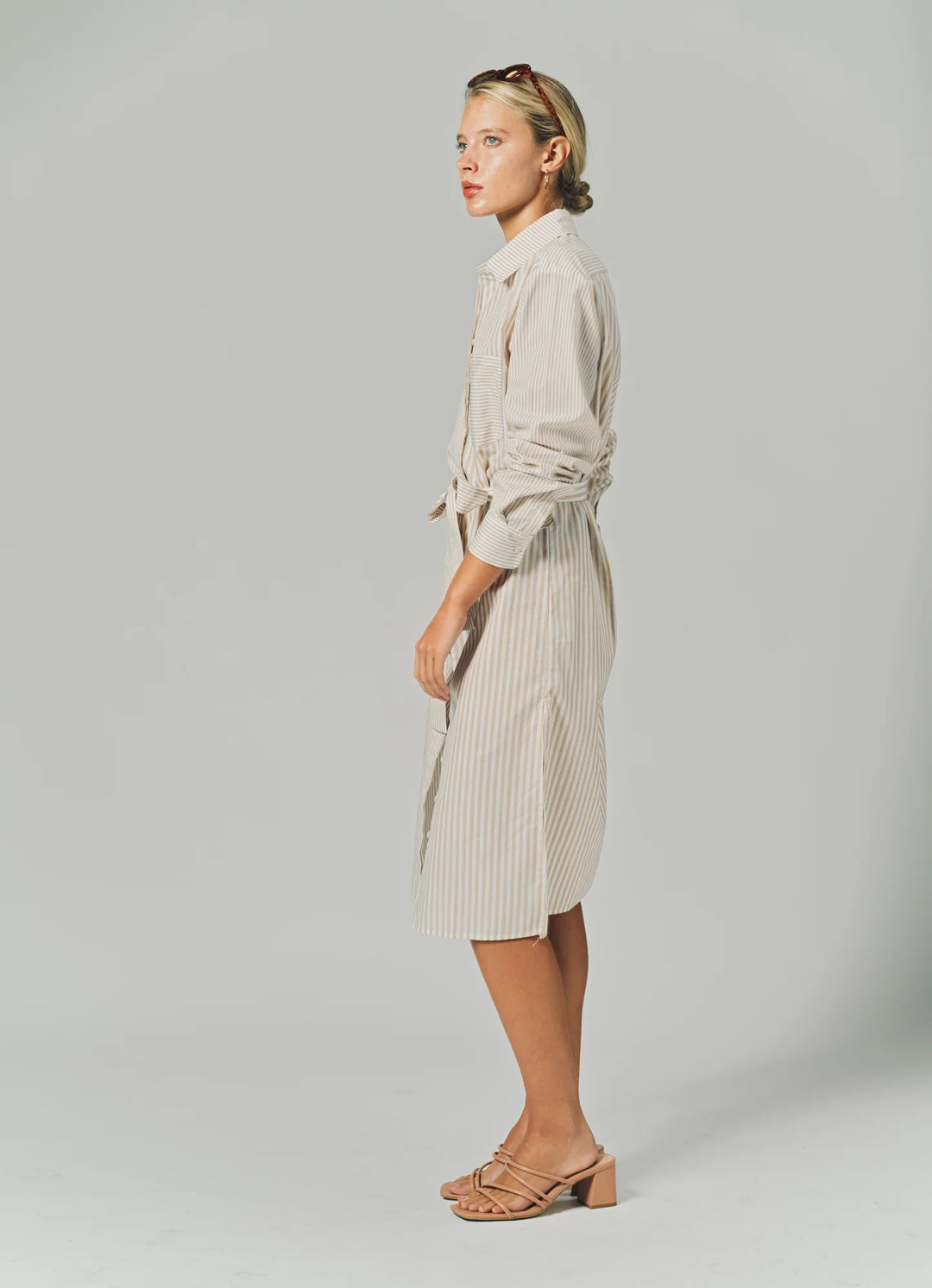 The Shirt The Long Sleeve Midi Dress