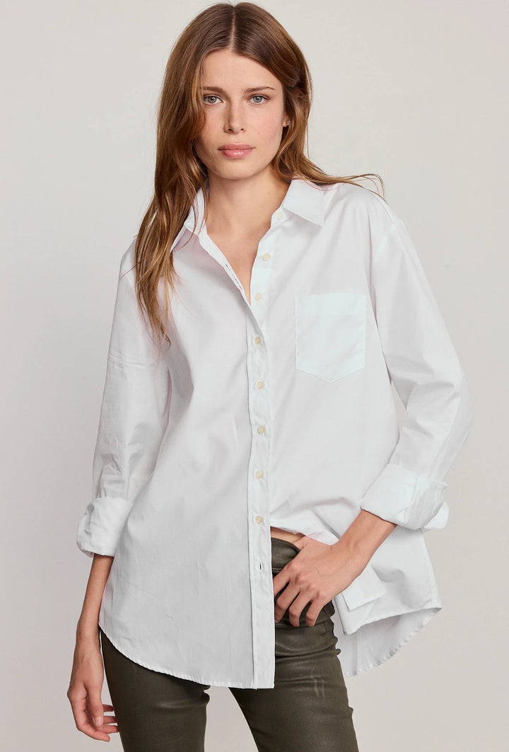 The Shirt The Boyfriend Shirt Bisous Embroidery