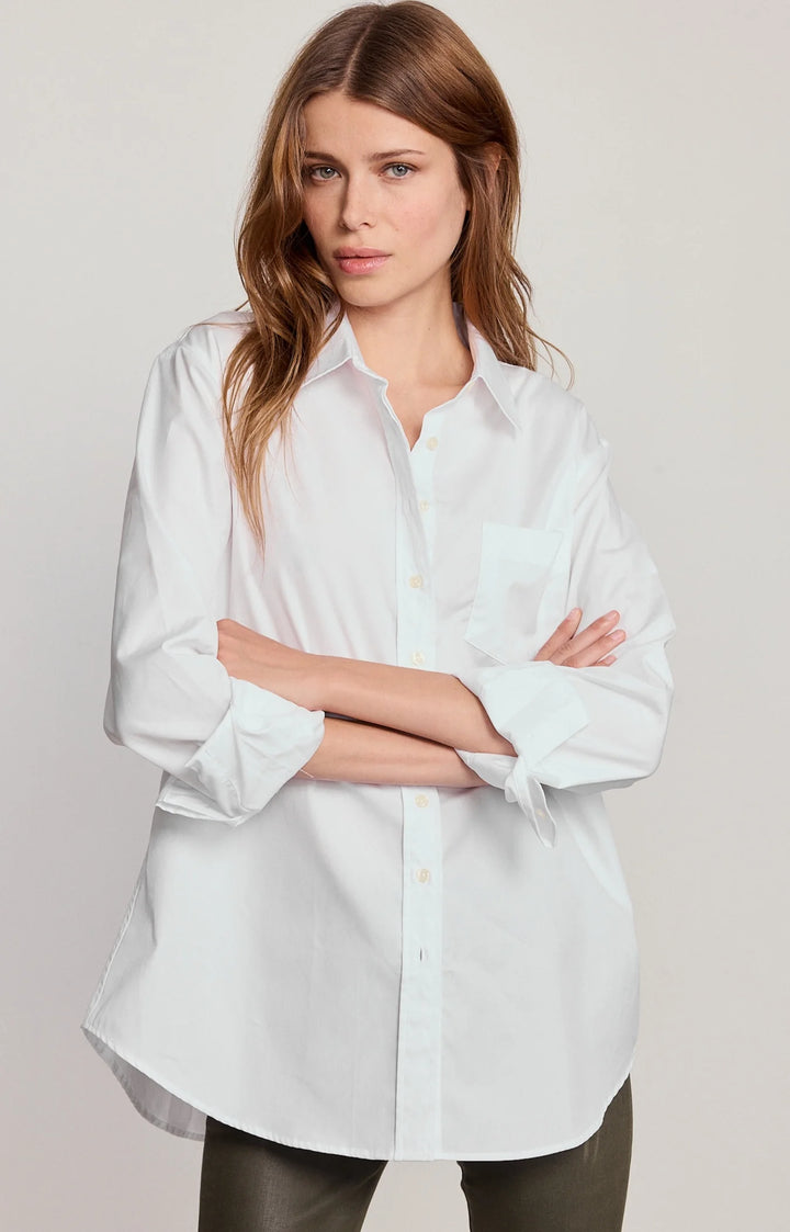 The Shirt The Boyfriend Shirt Bisous Embroidery
