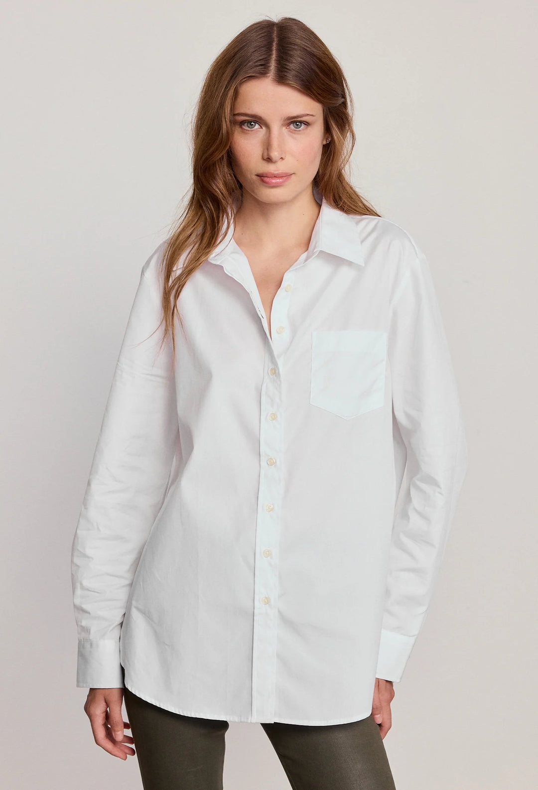 The Shirt The Boyfriend Shirt Bisous Embroidery