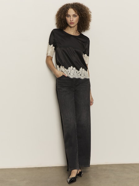 Sanctuary One of a Kind Satin Top