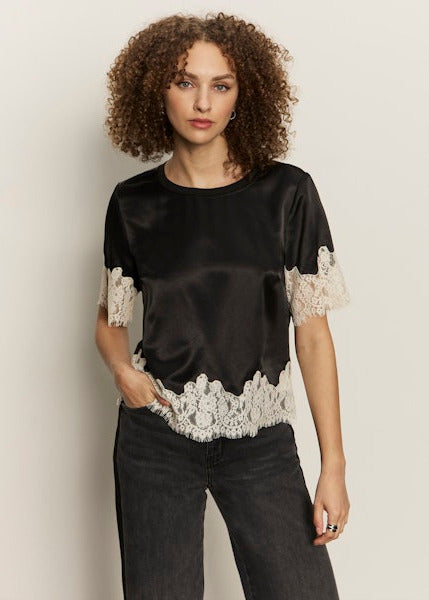 Sanctuary One of a Kind Satin Top