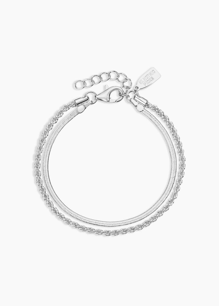 Electric Picks Twice as Nice Bracelet Silver