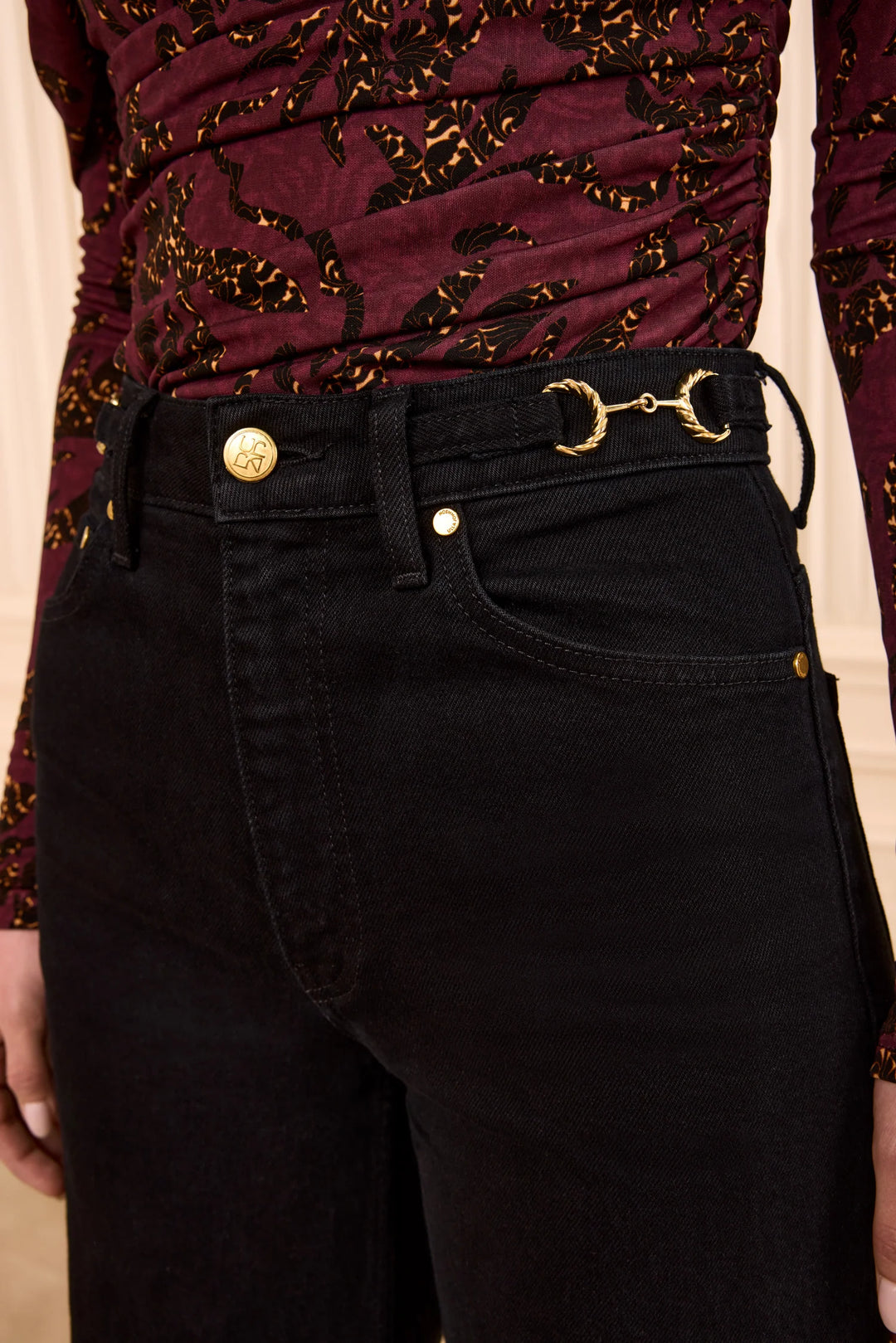 Ulla Johnson Valory Flare Jean Noir
