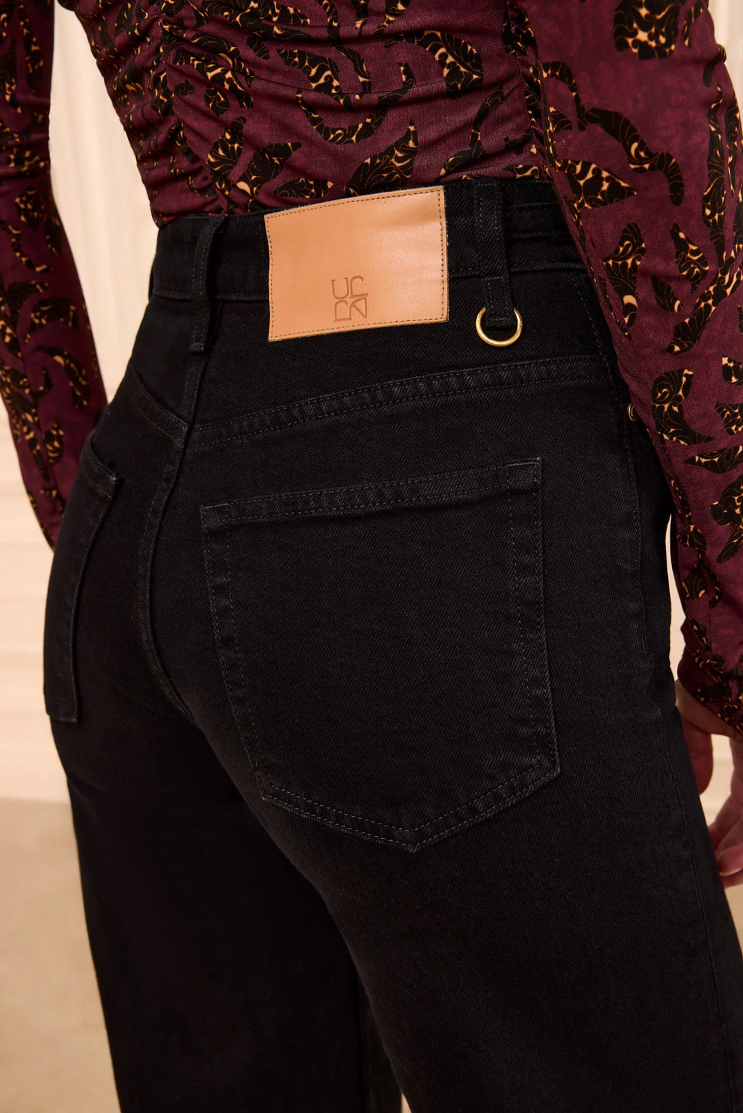 Ulla Johnson Valory Flare Jean Noir