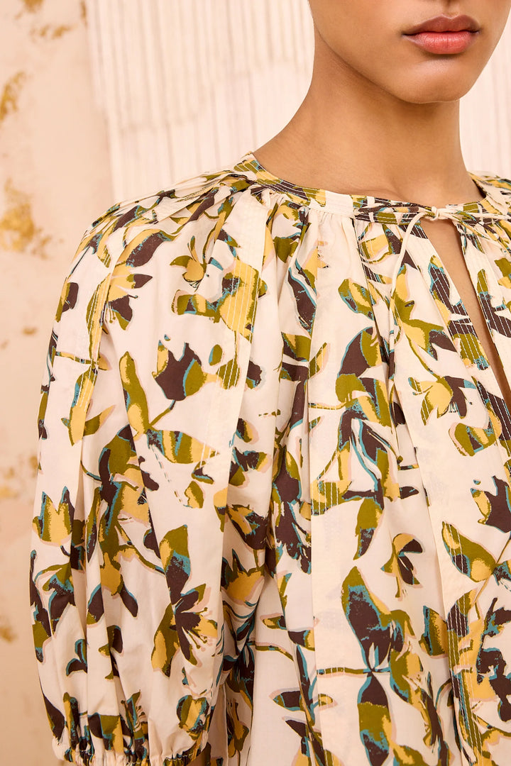Ulla Johnson Loli Short Sleeve Blouse