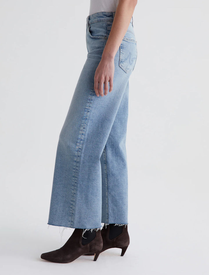 AG Saige Wide Leg Crop Jeans -Eclipsed