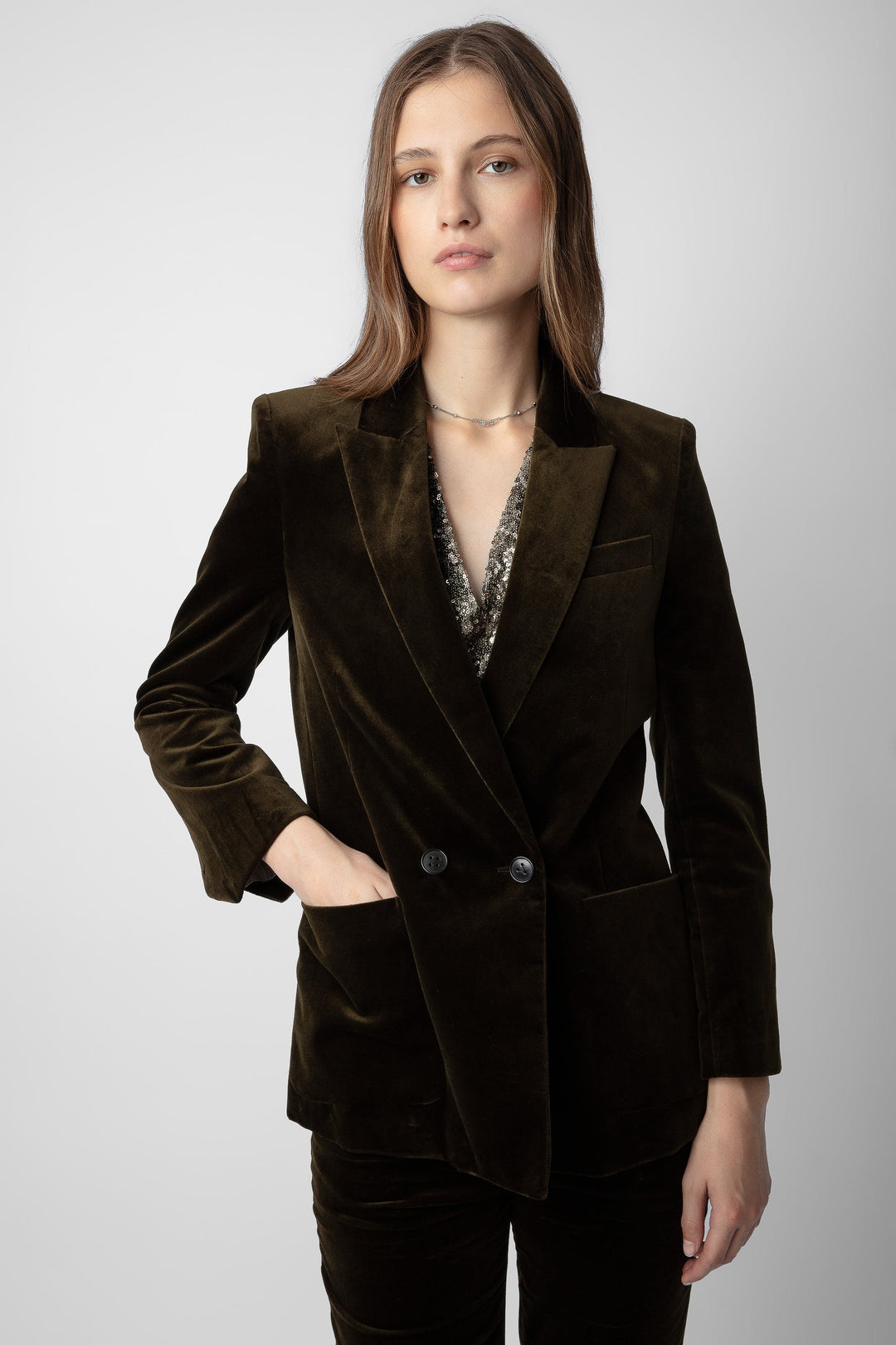 Zadig & Voltaire Visko Velvet Blazer