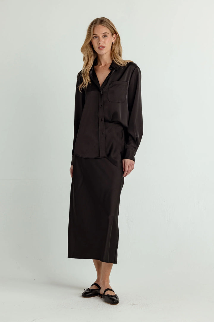 Sundays Luca Sati Shirt -Black