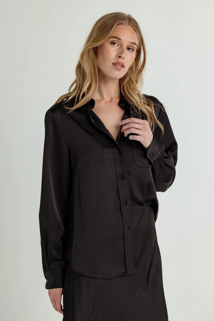 Sundays Luca Sati Shirt -Black