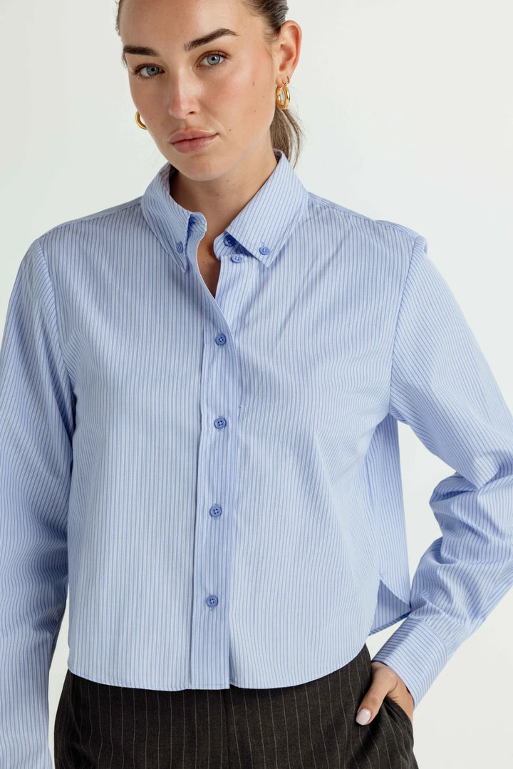 Sundays OXFORD STRIPE LEXIE SHIRT