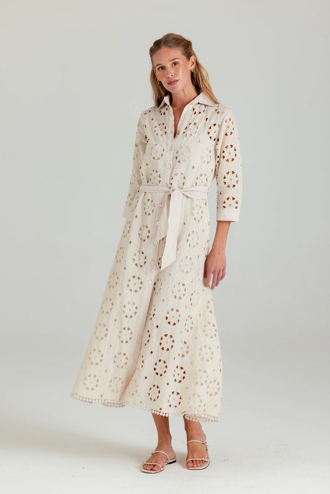 Sundays Linen Laurel Dress