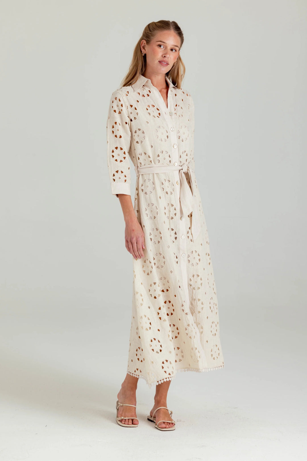 Sundays Linen Laurel Dress