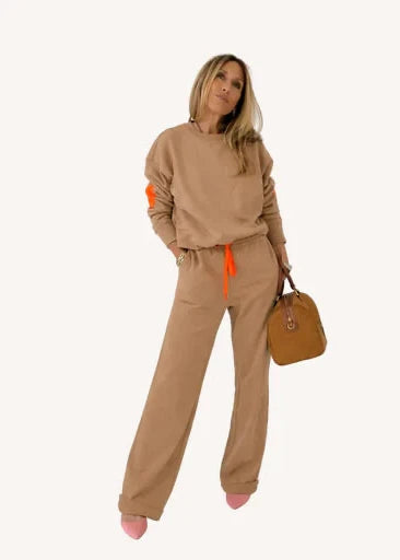 Kerri Rosenthal Ex-Boyfriend Sweatshirt - Camel - EQUATION 