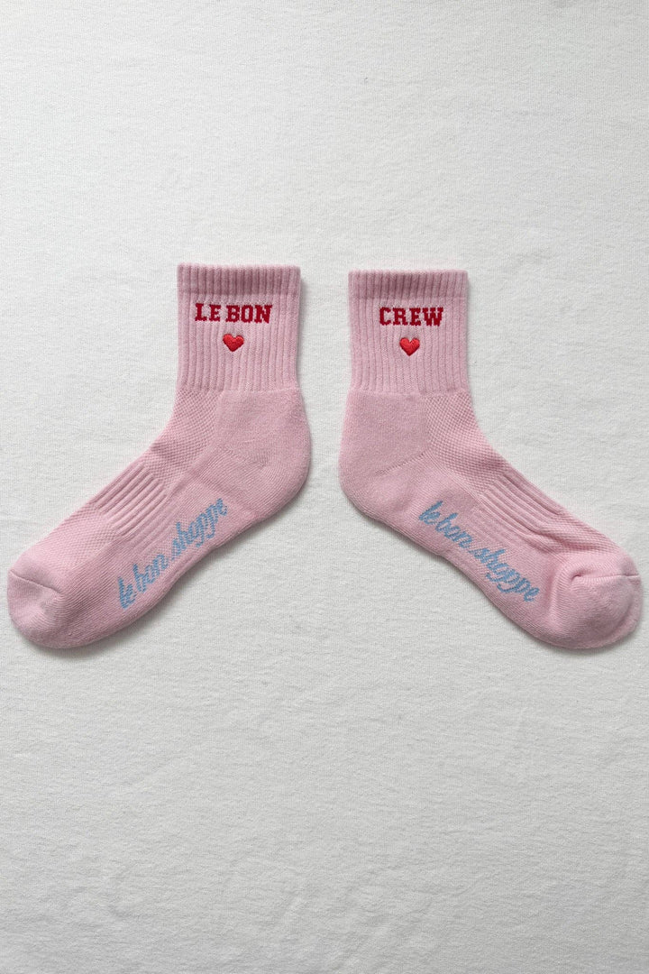 Le Bon Shoppe - Embroidered Crew Socks