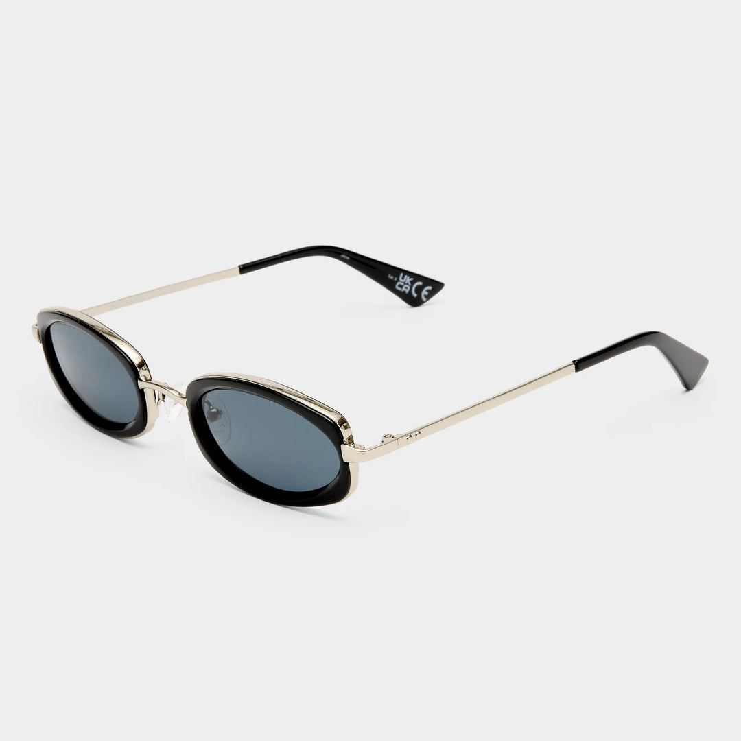 Le Specs Mecharo - Silver Black