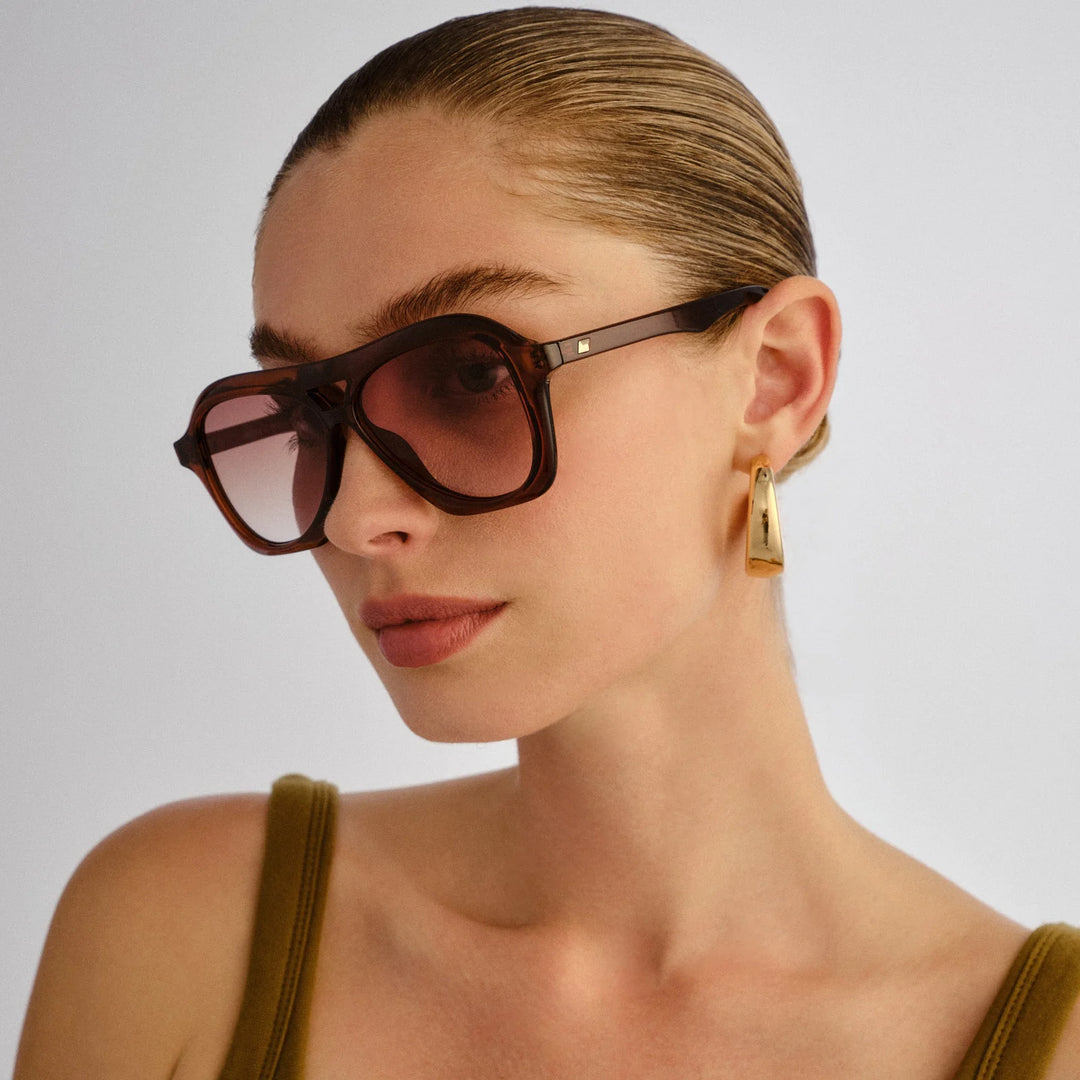 Le Specs Drizzle Sunglasses - Cocoa