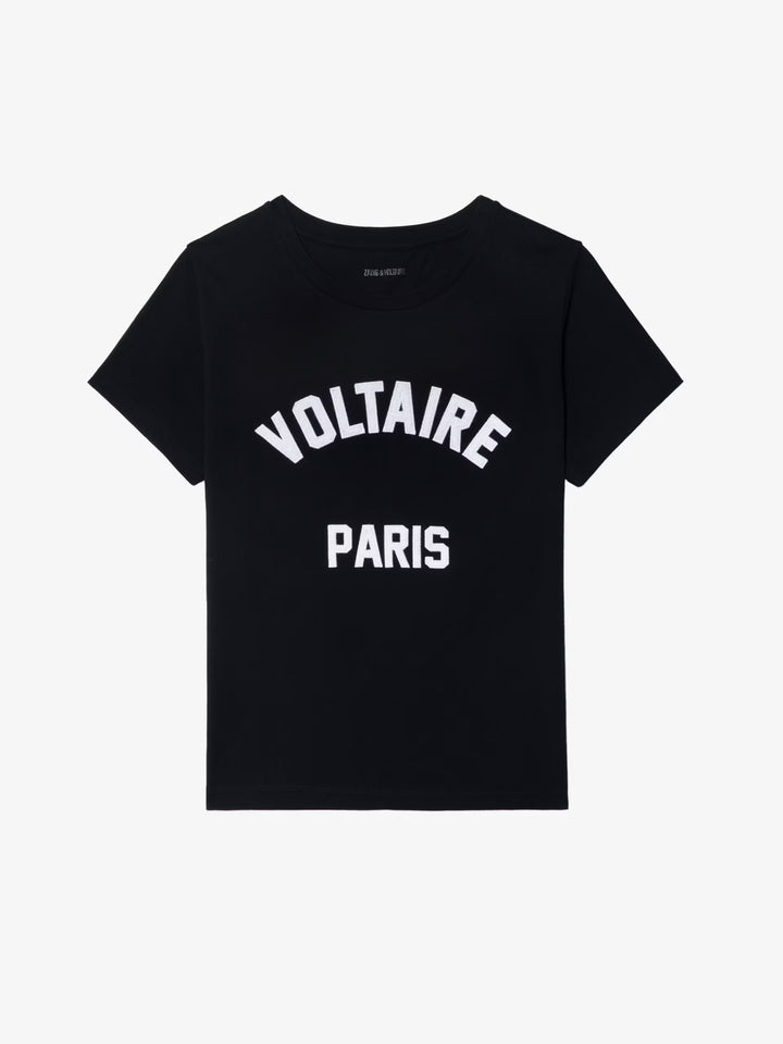 Zadig & Voltaire Alys Voltaire Paris Tee- Black