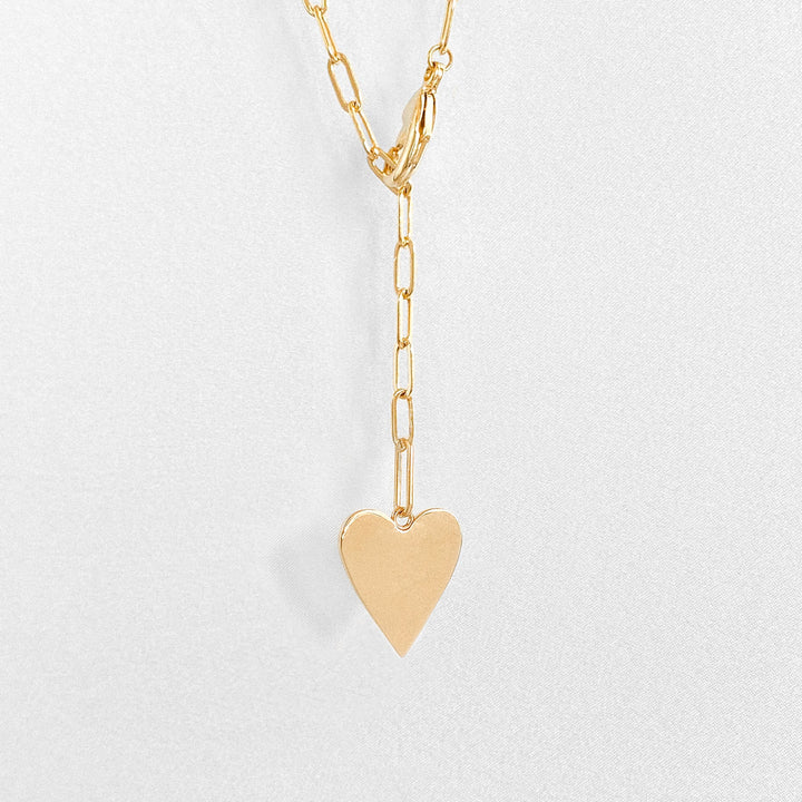 Thatch Amaya Heart Lariat Necklace