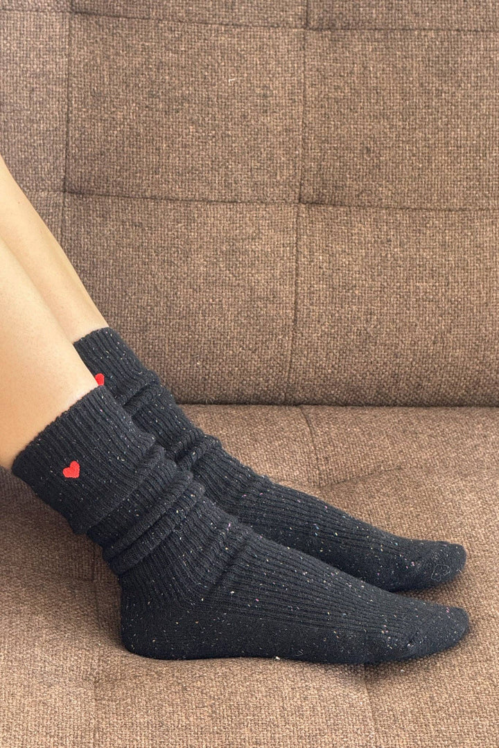 Le Bon Shoppe  Embroidered Snow Socks