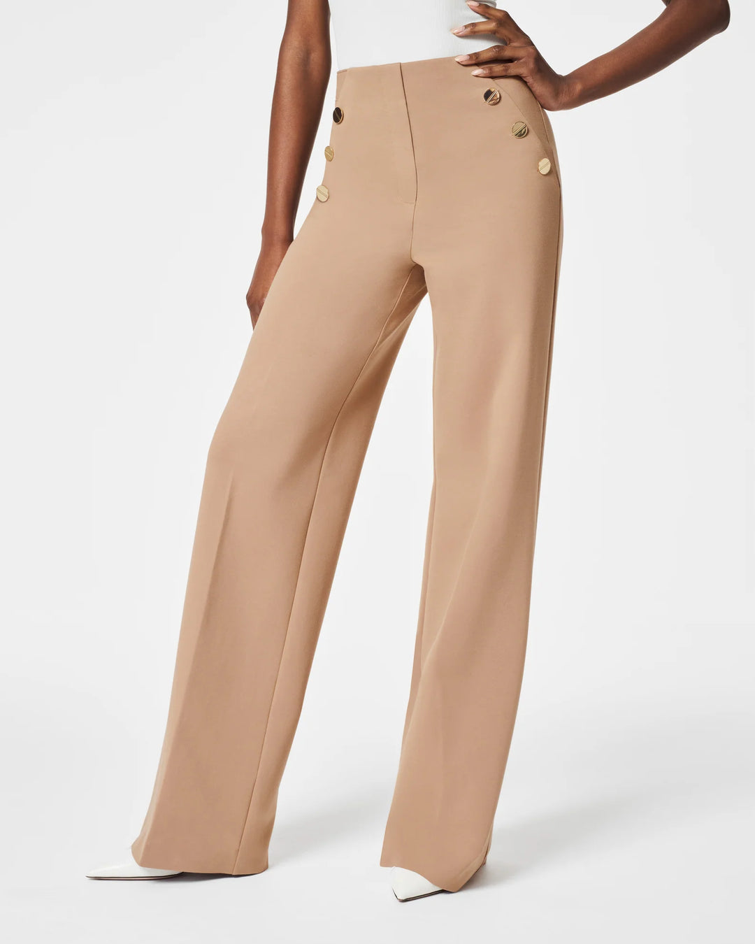 Spanx The Perfect Pant- Button wide Leg – EQUATION