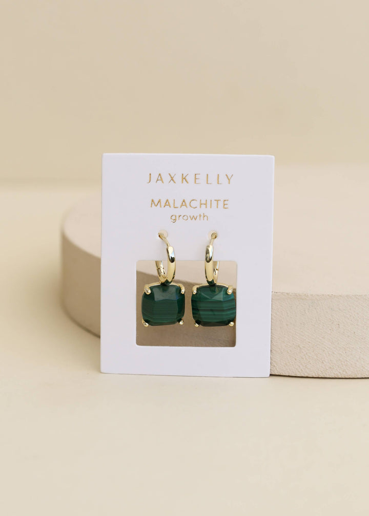 JaxKelly - Gemstone Mini Drop - Malachite