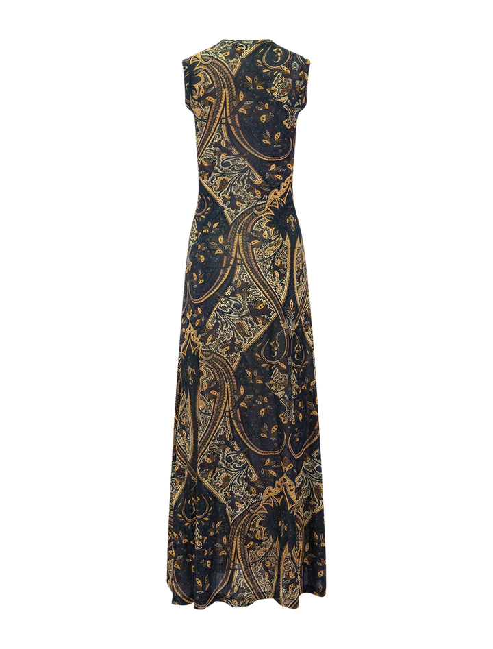 Ulla Johnson Orla SL Jersey Dress Twilight Paisley