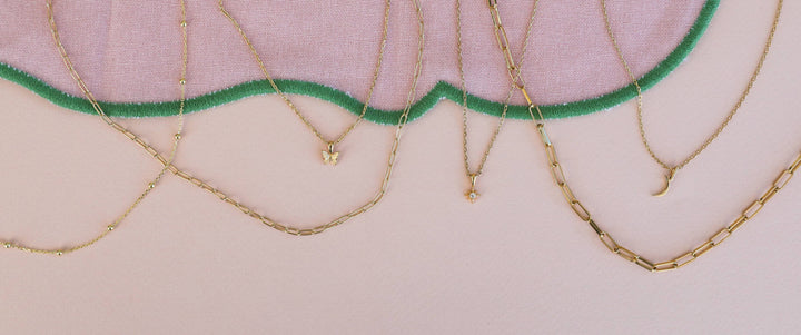 JaxKelly - Mini Butterfly Pendant Necklace - 18k Gold Plated